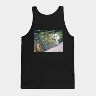 boating on the yerres - Gustave Caillebotte Tank Top